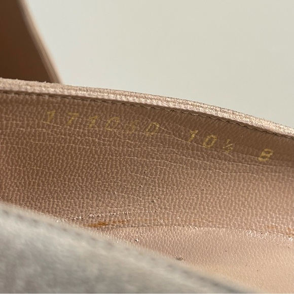 Gucci Beige Suede Malibu Bamboo Heel Pointed Toe Pumps - Picture 13 of 14